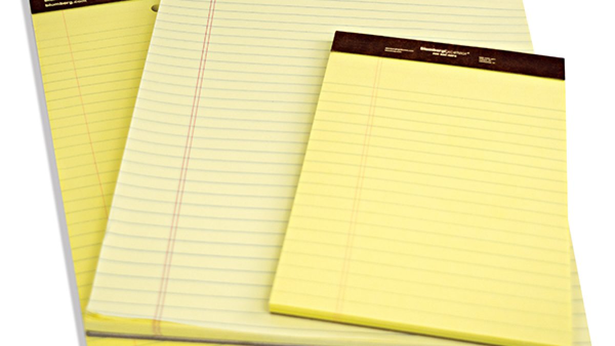 What is a legal pad? - Blumberg Blog