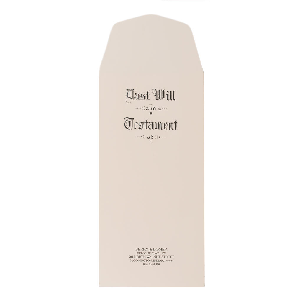 Last Will and Testament Stationery