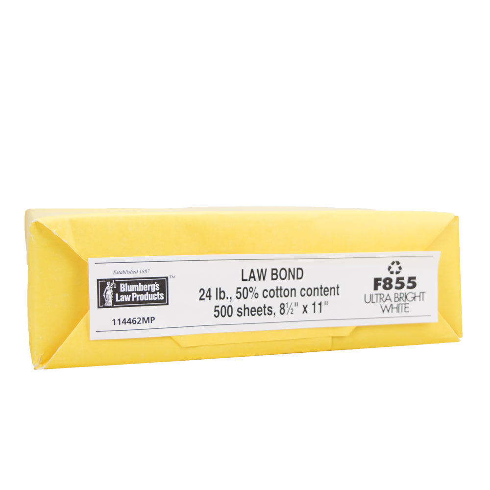Blumberg's Law Bond Recycled Archival Paper