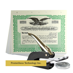 Seal Certificate and Label Combo