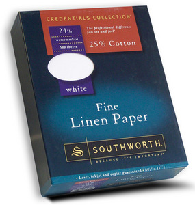 Southworth Bond Paper 25% Cotton 24 lb.