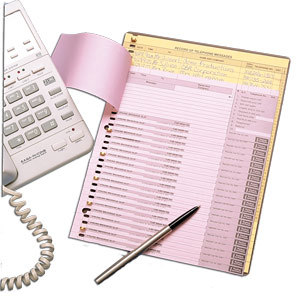 One-Write Phone Message System