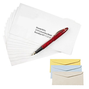 Lithographed Business Envelopes, Imprinted