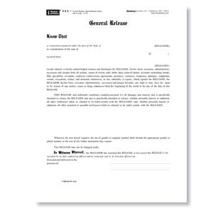 Blumberg General Release Forms
